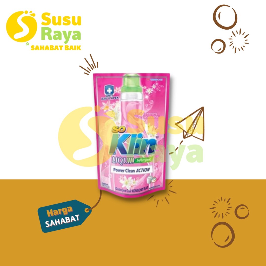 SO KLIN Liquid Softergent 1600ml (Refill)