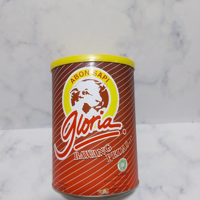 

best seller] Gloria Abon Sapi Bawang Pedas 250 gram (coklat)