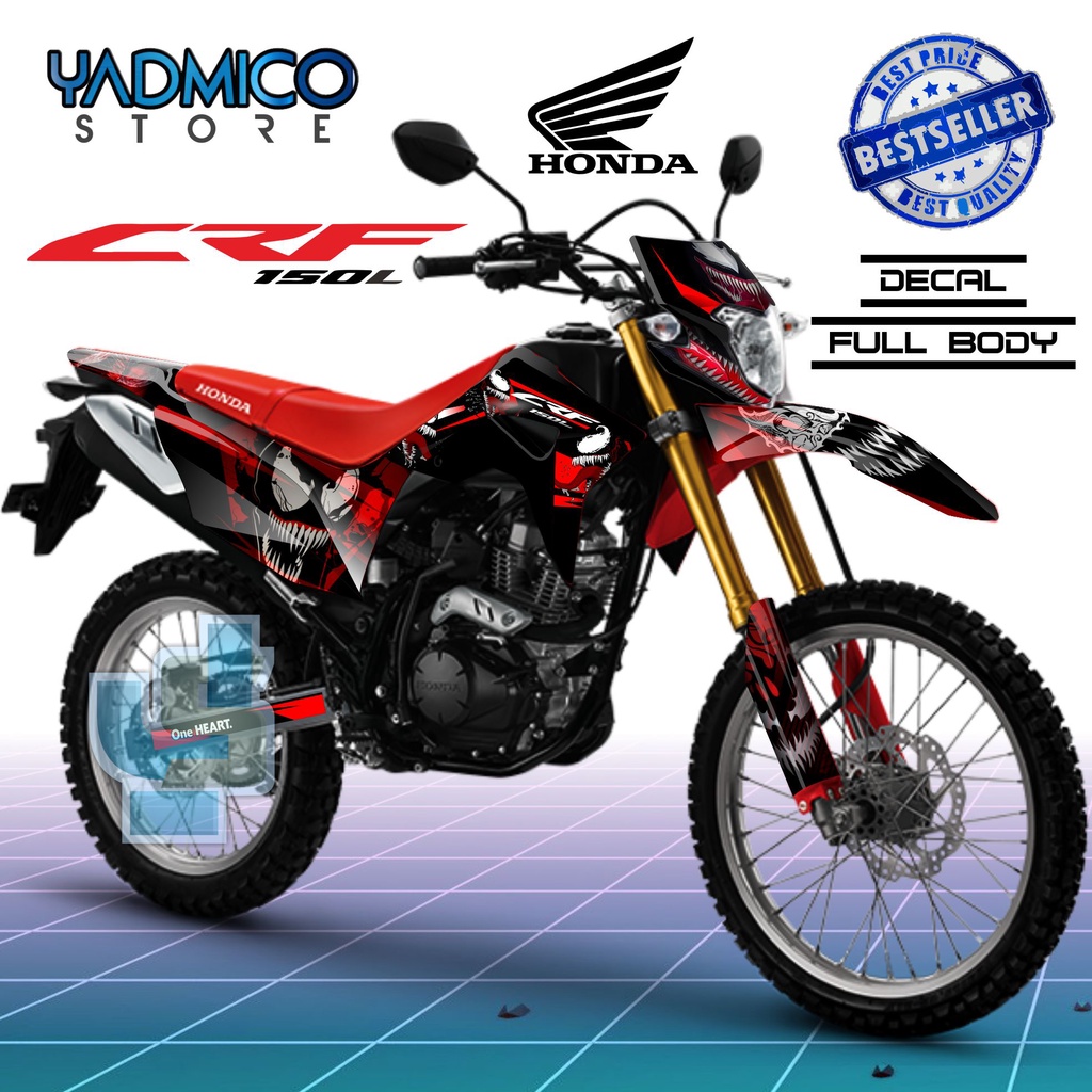 Decal CRF 150 L Full Body - Stiker Motor CRF 150 L Full Body - Decal Hologram CRF 150 L Variasi - St