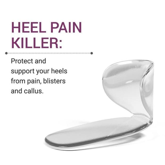 INSOLE SILICONE GEL HEEL LINER SEPATU WANITA LEMBUT ANTI LECET/LECET