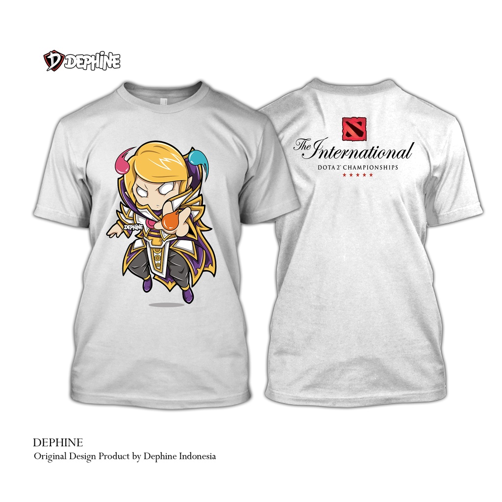 DEPHINE T-shirt Gamers | Kaos Pria Gamer DOTA2 Invoker