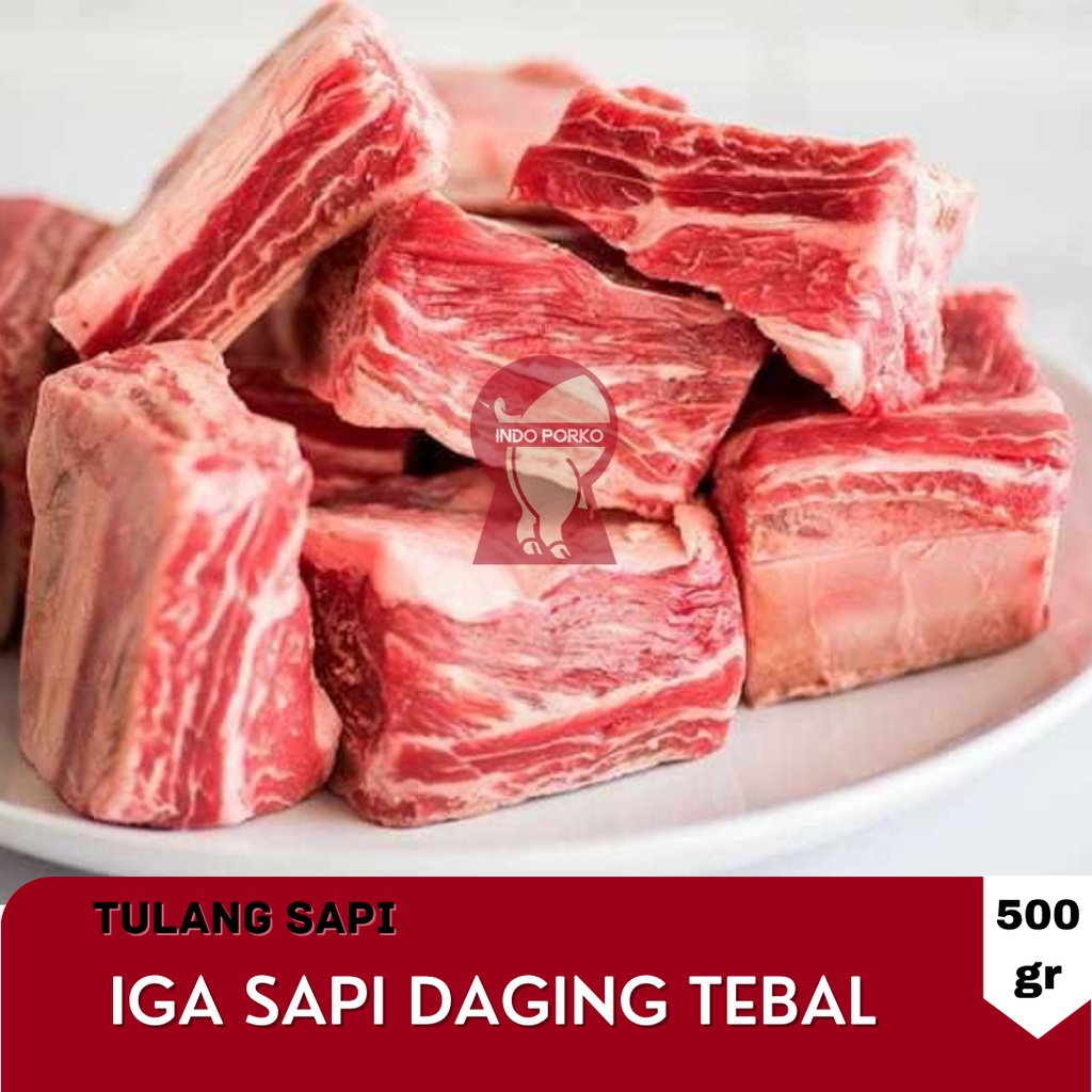 

Iga Short Ribs Sapi Impor AUS Daging Tebal