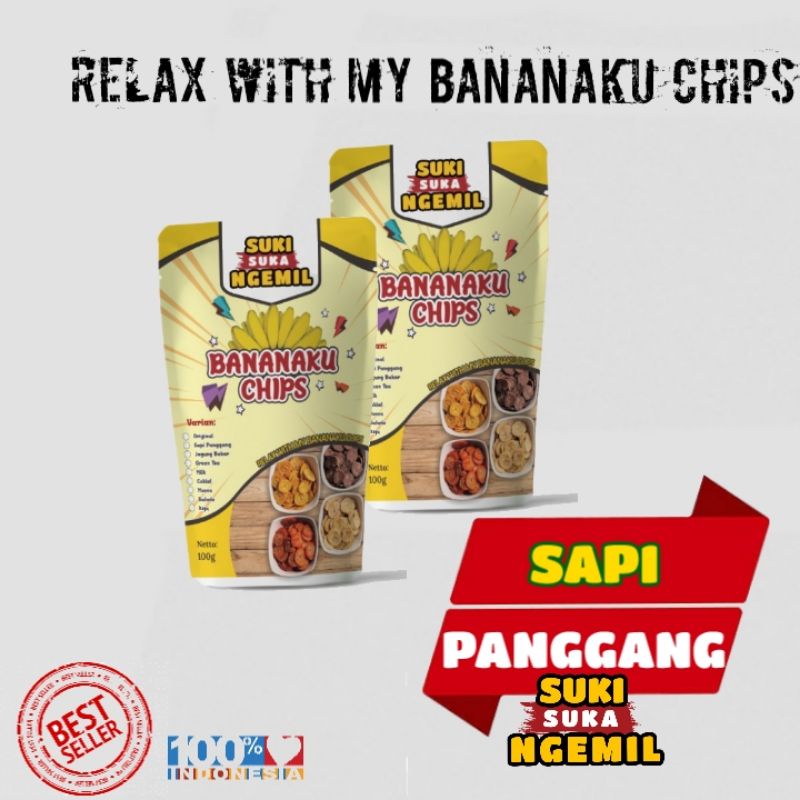 

Banana Chips Varian Sapi Panggang