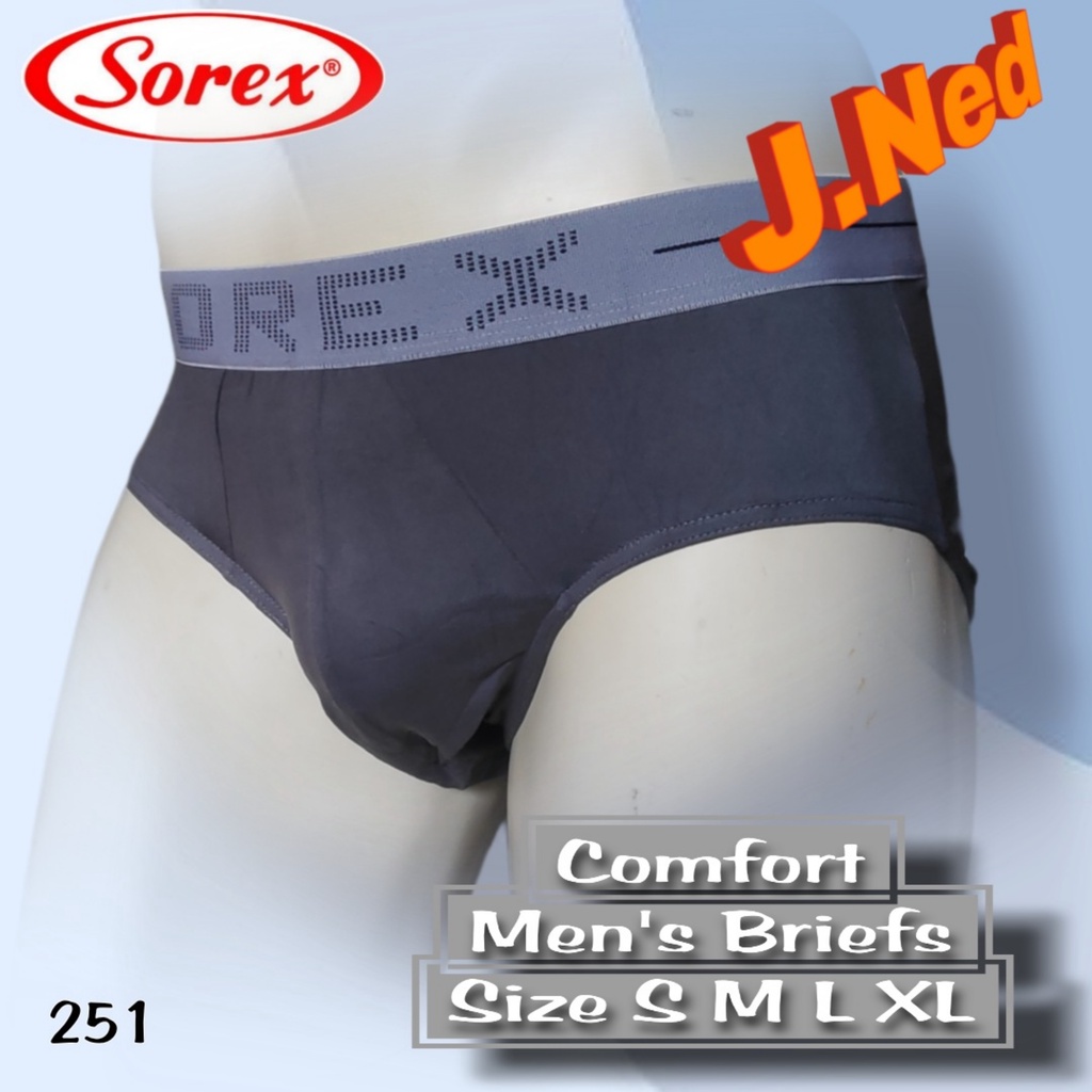 J251T - CELANA DALAM PRIA PRIA SOREX SIZE S, M, L, XL HARGA PER 3PCS