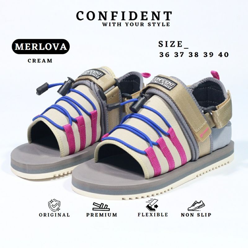 Confident - MERLOVA - sandal Gunung Wanita - Sandal Travelling Wanita