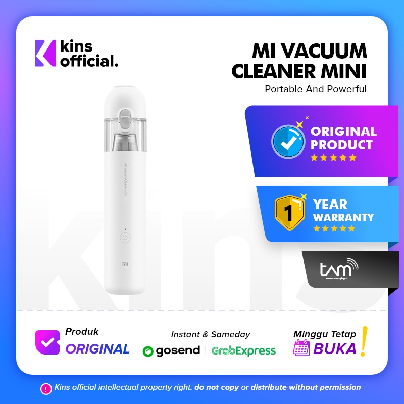 Xiaomi Mi Vacuum Cleaner Mini Portable Penyedot Debu Suction