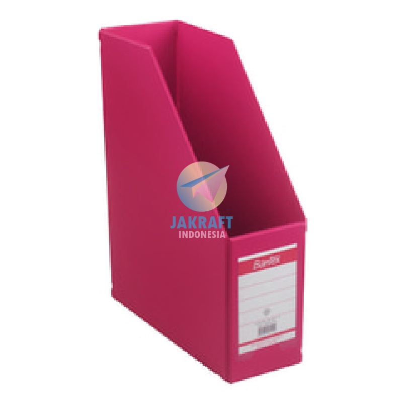 

(1 Unit) Magazine Box File BANTEX 4011 19 Warna Pink FC 10 Cm PVC F4 Folio Kotak Tempat Dokumen
