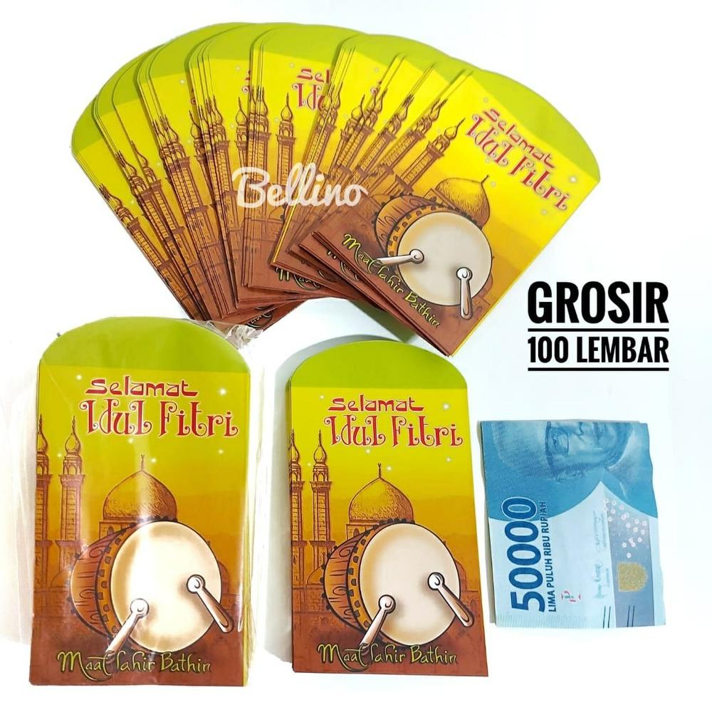 

TURUN HARGA!! AMPLOP LEBARAN 2022 PILIH MOTIF GROSIR 100PCS AMPLOP IDUL FITRI UKURAN SEDANG M ANGPAU .