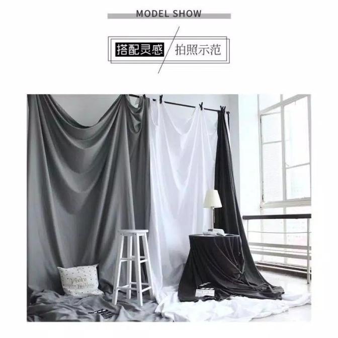 JUAL KAIN BACKGROUND KAIN POLOS HITAM KAIN BACKGROUND STUDIO [COD]
