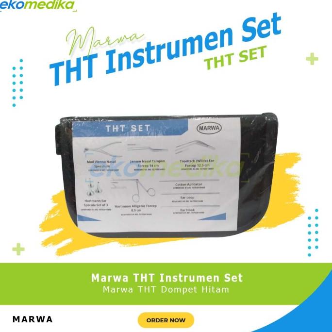 THT Set Marwa THT Instrumen Set Murah / Marwa THT Dompet Hitam