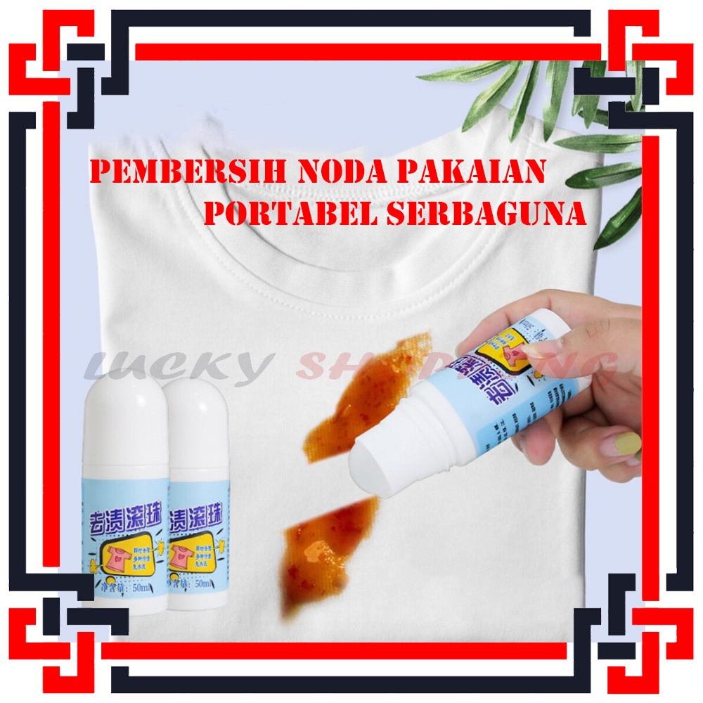 LS Pembersih Noda Pakaian Portable Cairan Pembersih Pemutih Noda Ajaib