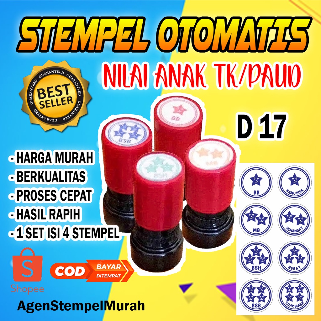 

STEMPEL NILAI SISWA PAUD/TK