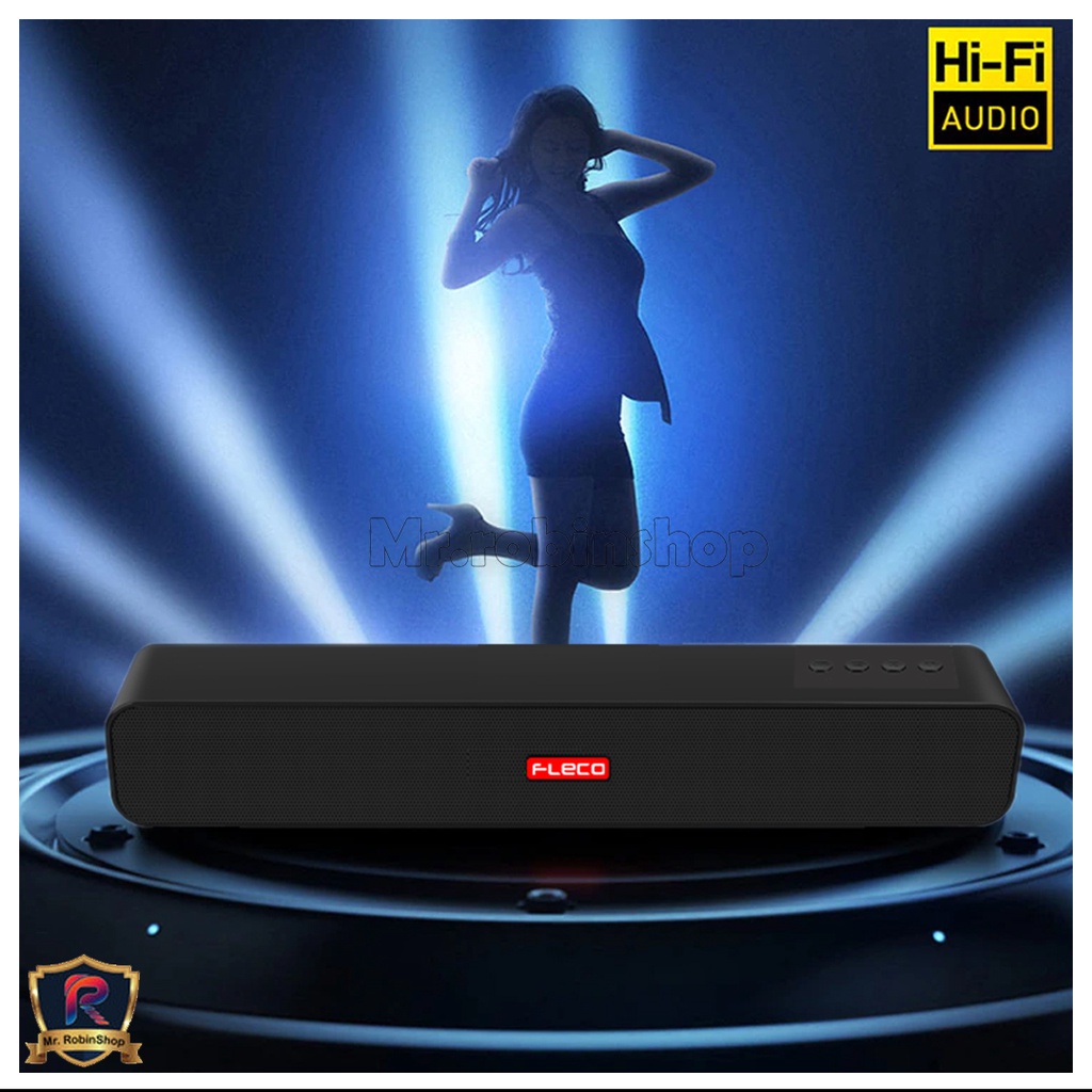 Speaker soundbar bluetooth F-1607 for Laptop / PC / Gaming / Home Audio Super Bass Portable, power full Mini Soundbar