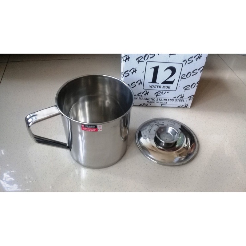 Cup Cangkir Mug Stainless Steel SS Tidak Mudah Penyok M-134 / M-135