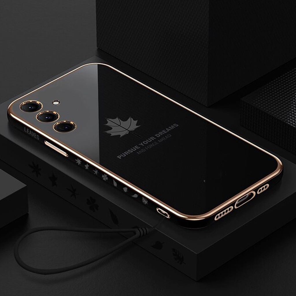 Promo Case Samsung A14 4G Terbaru Softcase Elektro Plating Pelindung Belakang Hp