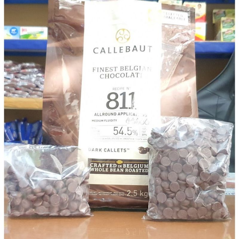

Callebaut 811 100gr/Chocolate couverture/Belgian Chocolate/Coklat coin/Coklat Batang Premium