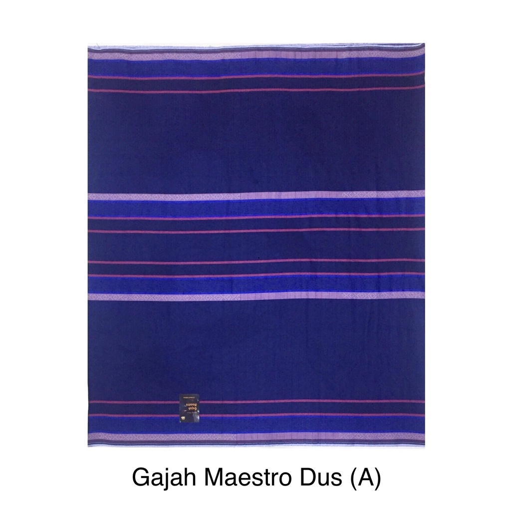 Grosir 10pc - Sarung Tenun Gajah Maestro Dus