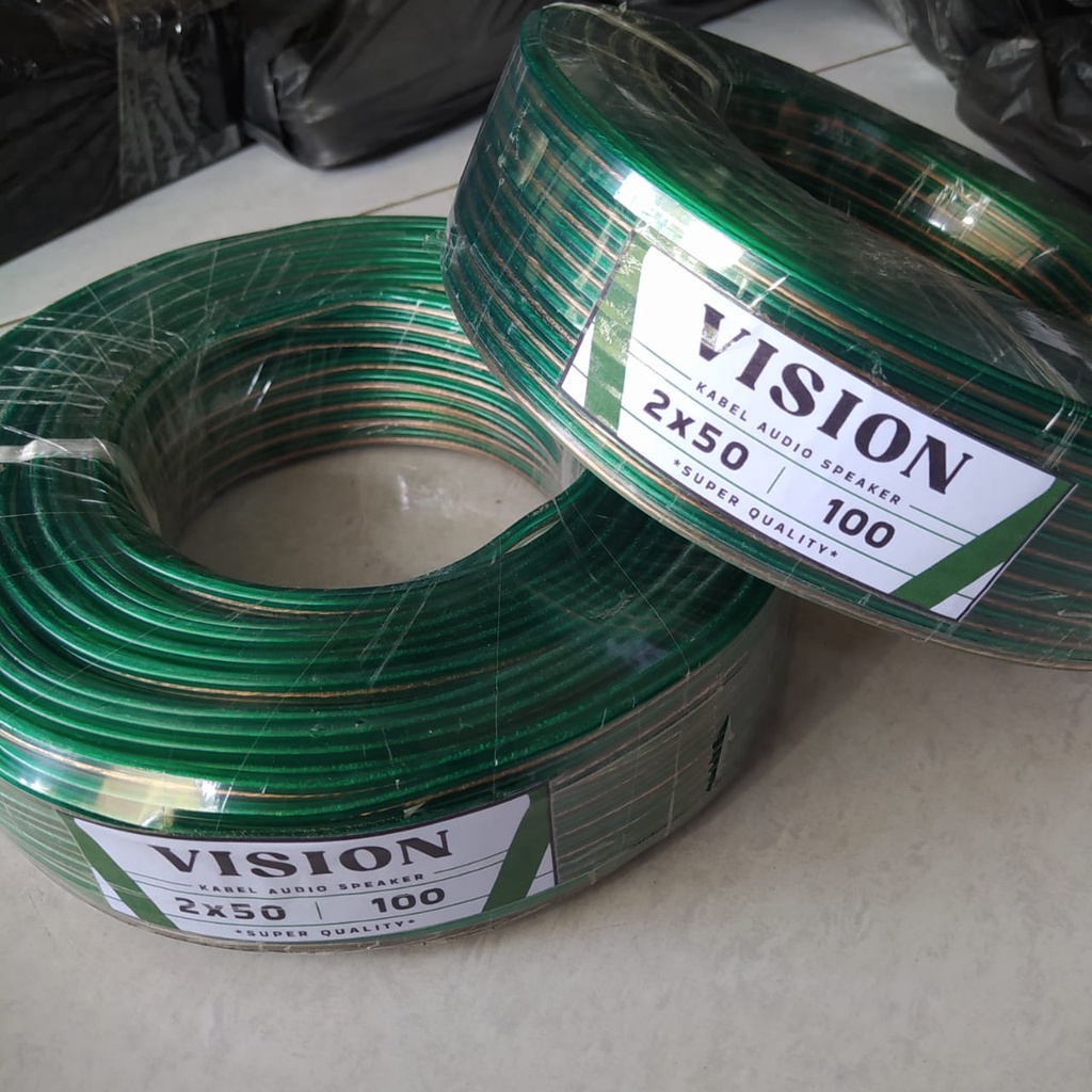 Kabel Transparan 2x50 (100 METER)