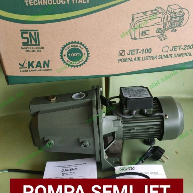 Pompa Air Semi Jet 100 Dab Evo (Gulungan Aluminium)  Qelvay