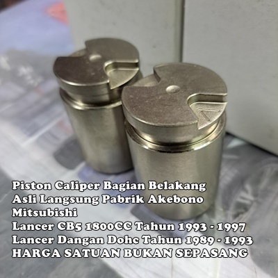 Piston Caliper Kaliper Belakang Asli Mitsubishi Lancer CB5 Lancer Dangan DOHC