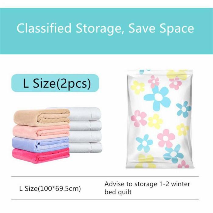 Plastik Vakum Baju Vacuum Bag Vakum Pakaian Kantong Plastik Pakaian
