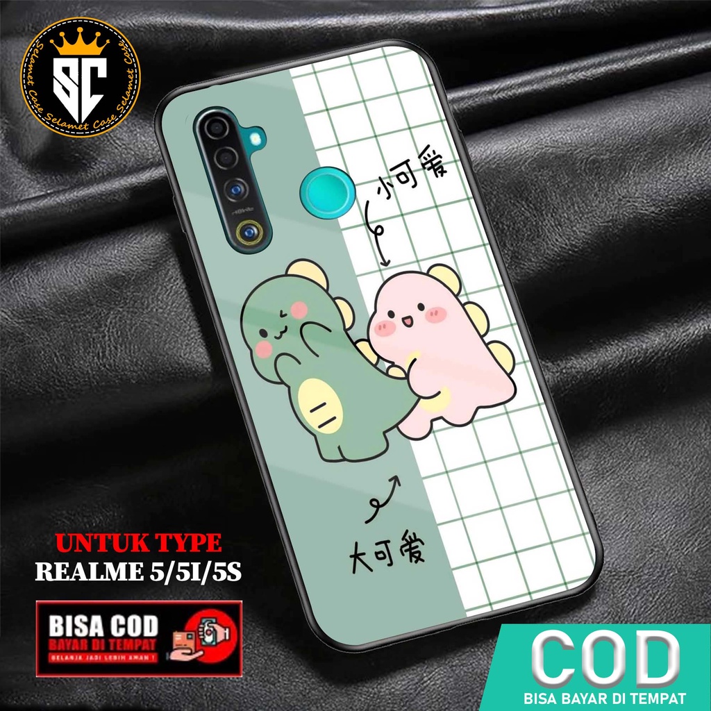 Case Realme 5 5i 5S Casing Realme 5i 5S 5 Selamet Case [DINO] Case Glossy Case Aesthetic Custom Case