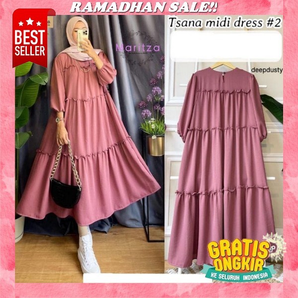 Gamis Terbaru Milla / Pesana Dress Wanita Muslimah Original Spassy Terbaru 2023 Gamis Wanita Terbaru