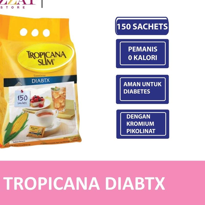 

✪ Tropicana Slim DIABTX 150 Sachet Gula Rendah Kalori - IZZAT STORE ⅎ