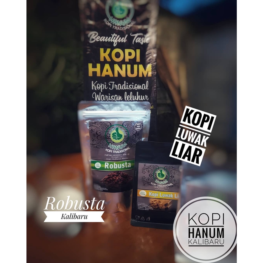 

Hanum Robusta | Kopi Robusta | 150Gr Medium Roasted Fine