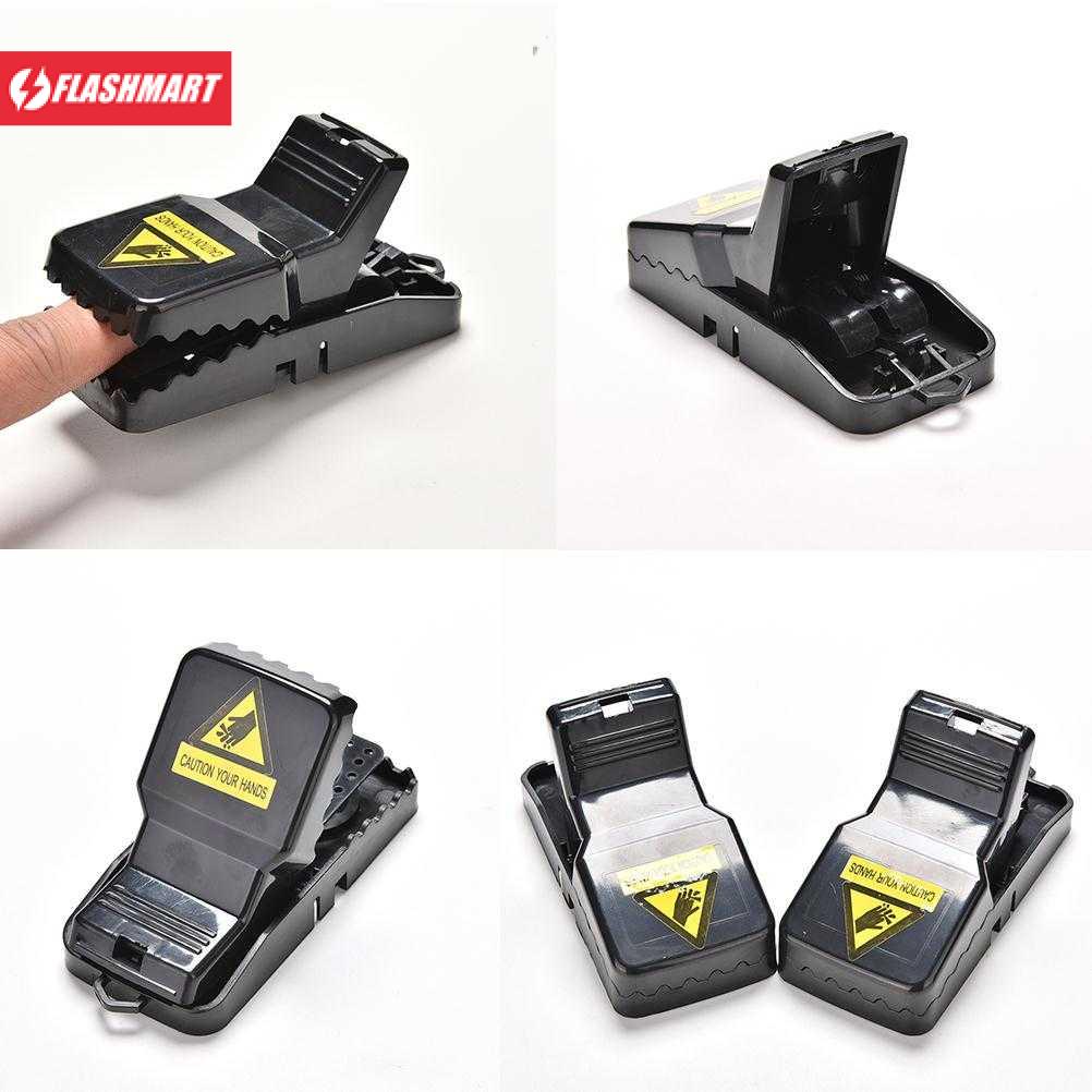 Flashmart Jebakan Perangkap Tikus Black Cat Mouse Trap 2 PCS - JB56