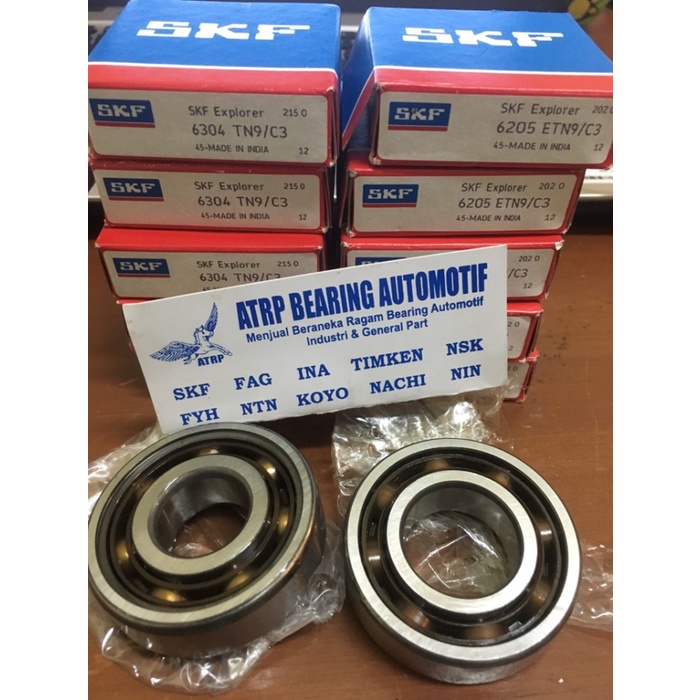 BEARING 6205 ETN9/C3-6304 TN9/C3 SKF KRUK AS RX-KING