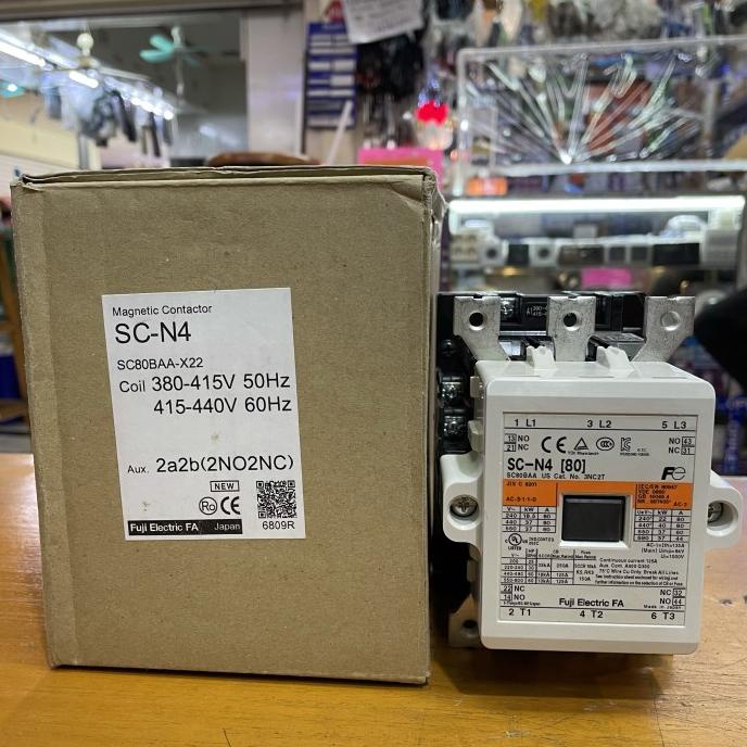 Magnetic Contactor Fuji Sc-N4 380V / Kontaktor Fuji Sc-N4 Scn-4 380V