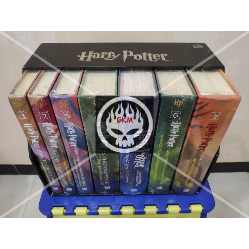 Boxset Novel Harry Potter Box Set Hard Cover Baru Segel 1 2 3 Hardcover HC Ori 4 5 Original Buku 6 7