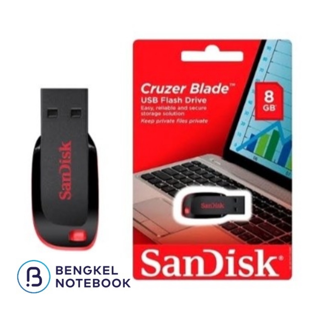 Flashdisk UFD SanDisk Cruzer Blade 8GB USB 2.0