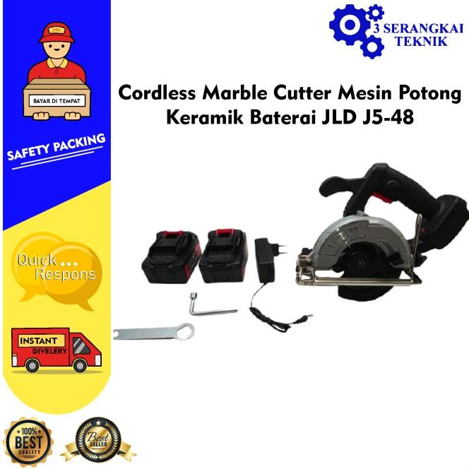 Cordless Marble Cutter Mesin Potong Keramik Baterai Jld J5-48