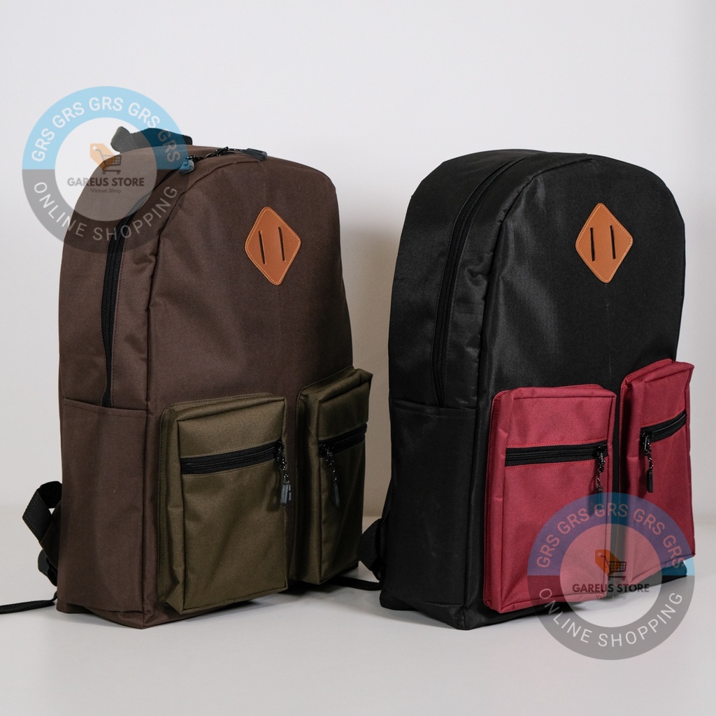 COD - Tas Sekolah Pria Tas Ransel Pria Tas Punggung Pria Tas Distro Pria Backpack