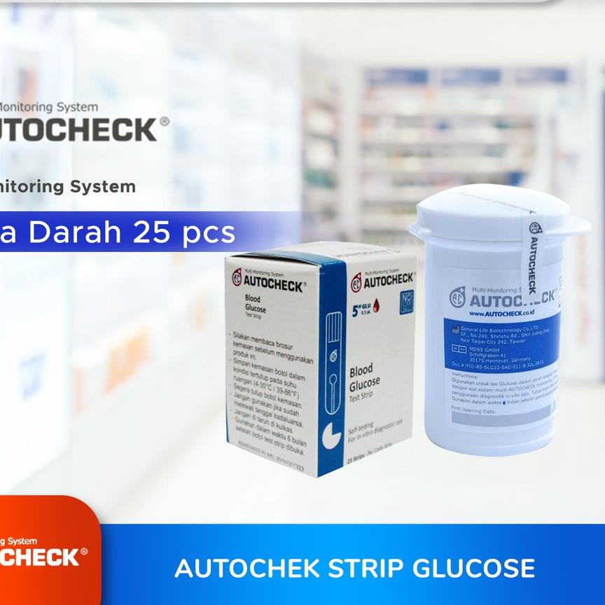 ✵ Strip Isi Ulang Autocheck / Strip Gula Darah / Strip Cholesterol / Strip Asam Urat / Autocheck / S