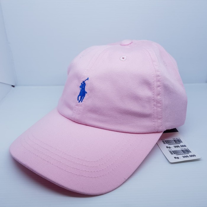 Terlaris Cap Polo Soft Pink Leather Strap Original (Topi Polo)