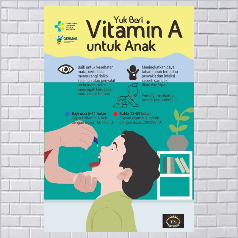 

Poster Kebidanan Tentang Vitamin A Untuk Anak