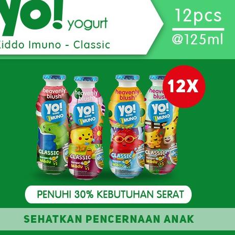 

♠ Yogurt Heavenly Blush YO Kiddo Imuno Classic 12 x 125 ml ❀