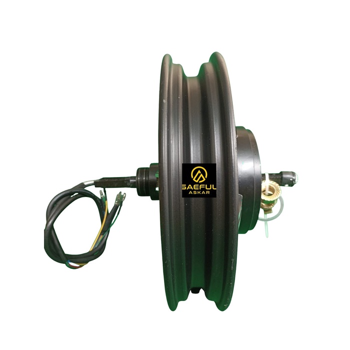 Dinamo Bldc Brushles 350Watt Ring 14X2.50 Sepeda Listrik Sparepat #Original