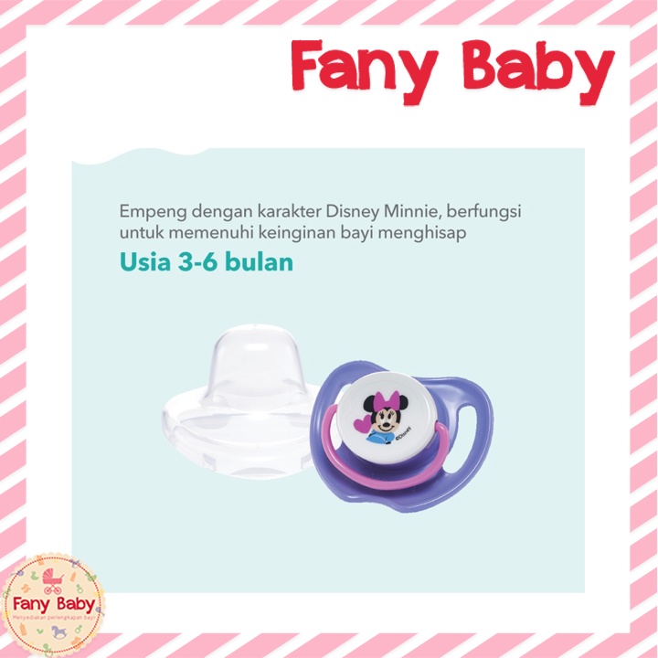 PIGEON SILICONE PACIFIER SIZE M [ MINNIE ]