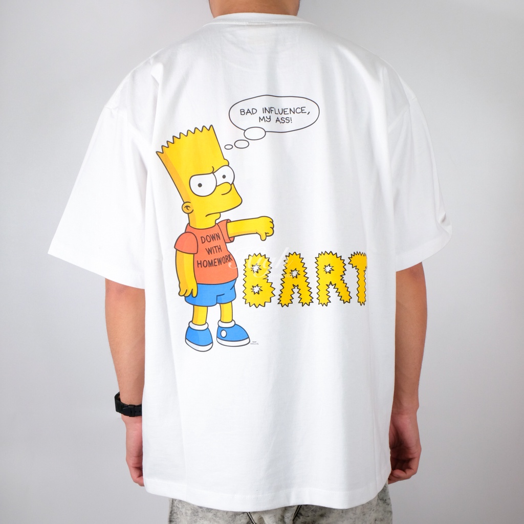 ADLV X Simpsons Homework Bart Tee White 100% Original