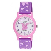 Q&amp;Q QNQ QQ ORIGINAL RUBBER BAND KIDS WATCH JAM TANGAN ANAK  Import V23 V23A V23A-007 Kado