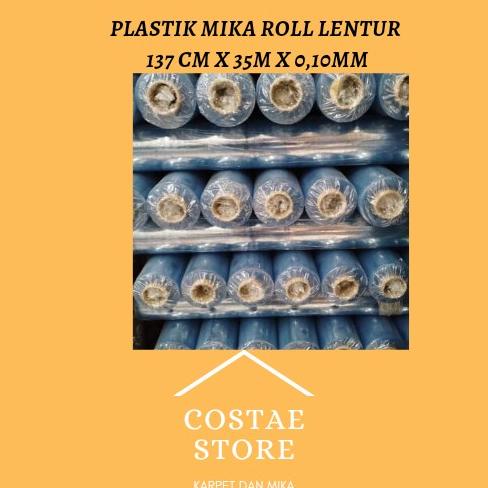 

mika plastik bening/lemas/per roll/murah/0.10 mm