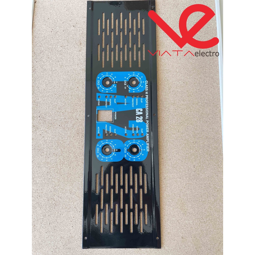 BOX PANEL CA28 PREMIUM (1SET) PLAT COVER CA 28 BOX PANEL DEPAN BELAKANG POWER AMPLIFIER