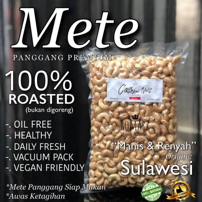 

KACANG MEDE KACANG METE MEDE OVEN PANGGANG SUPER ROASTED ORIGINAL 1KG EL09I09A82L