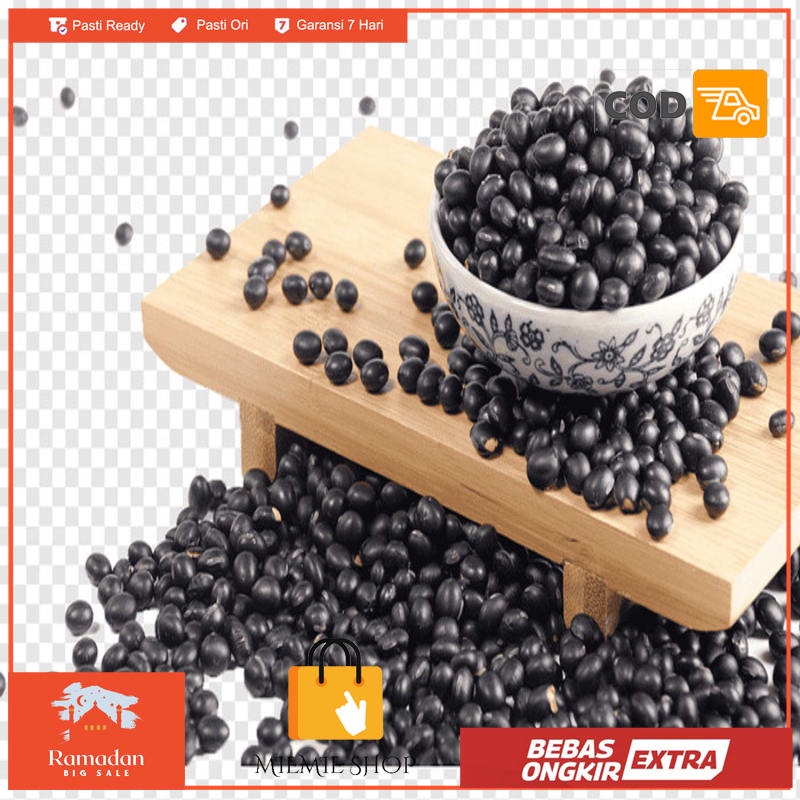 

Kacang Hitam Kacang Kedelai Hitam Black Bean Black Soy Bean 500 gr