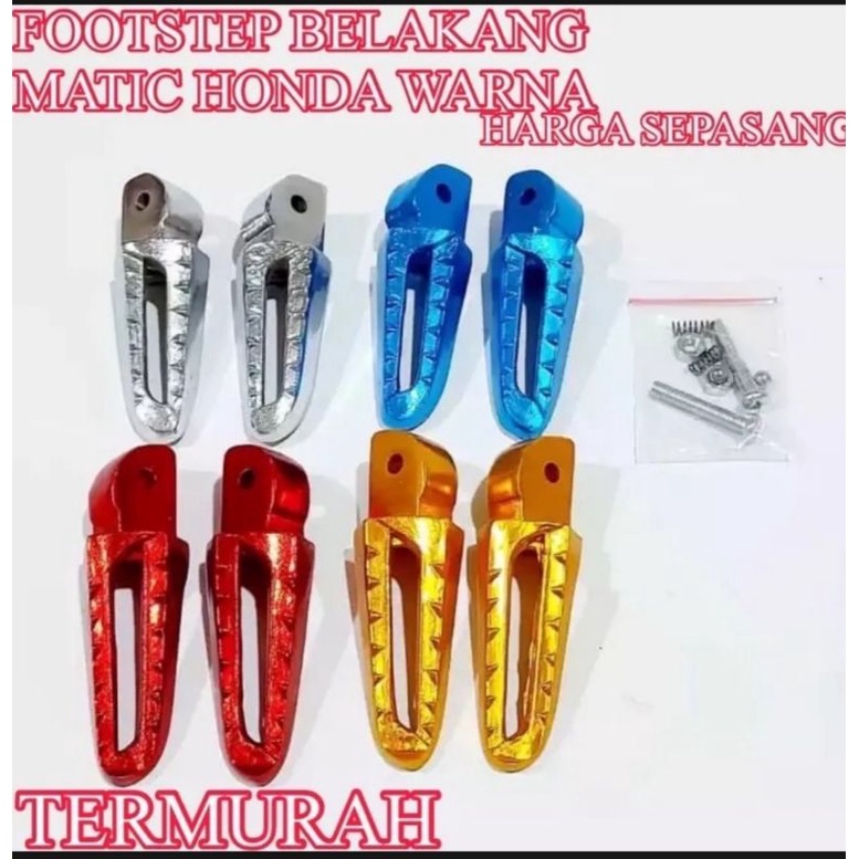 Step belakang twotone dan warna honda metic vario scoopy universal