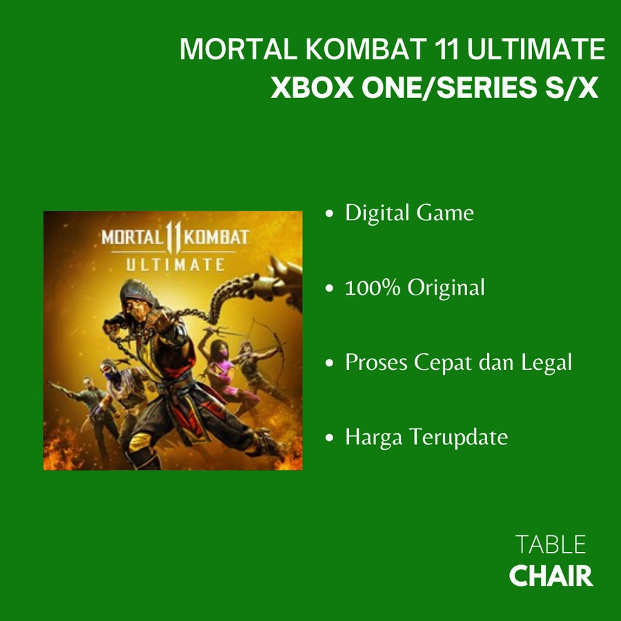 Jual Mortal Kombat 11 Ultimate Xbox Oneseries Sx Shopee Indonesia 3935